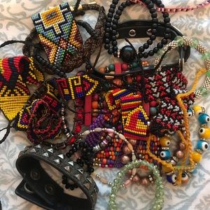 Miscellaneous group of bracelets